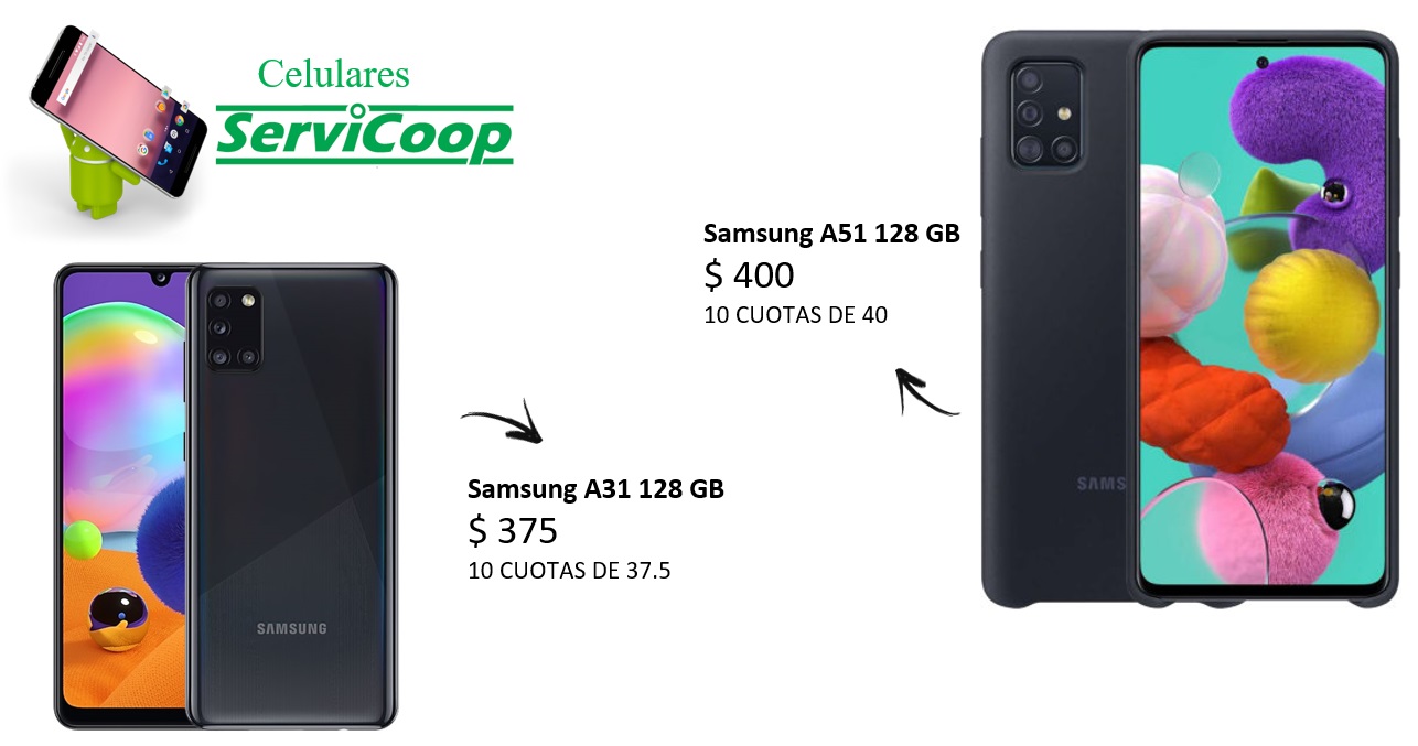 Samsung A31 - A51 - Servicoop